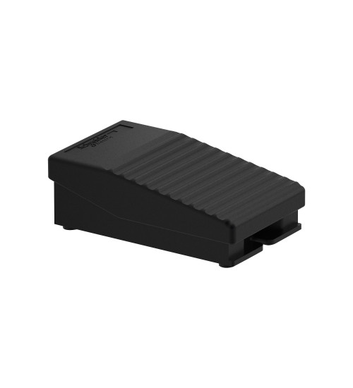 Schneider Electric XPEA110 - Single foot switch, plastic, black, without cover, 1 NO + 1 NC