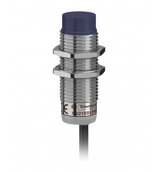 XS218BLPAL2 - inductive sensor XS2 M18, L53mm, brass, Sn8mm, 12.24VDC, cable 2m - Telemecanique Sensors XS218BLPAL2 - inductive sensor XS2 M18, L53mm, brass, Sn8mm, 12.24VDC, cable 2m - Telemecanique Sensors
