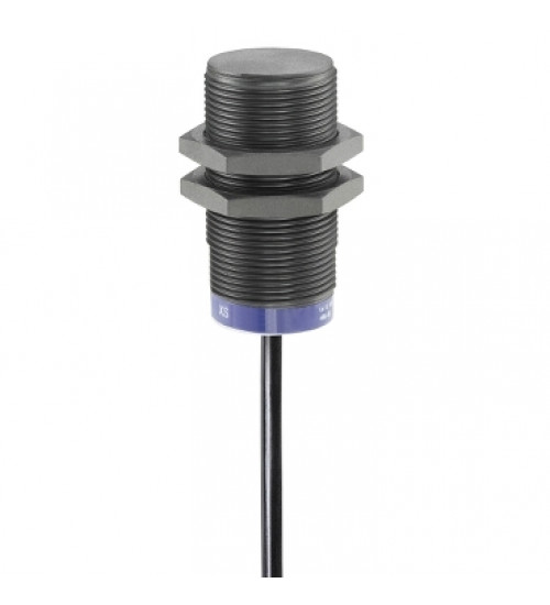 XS4P18AB110 - Inductive proximity sensors XS, inductive sensor XS4 M18, L41mm, PBT, Sn8mm, 24...48 VDC, cable 2 m - Telemecanique Sensors