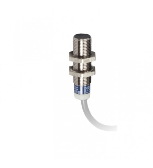 XS512B1PAL2 - Inductive proximity sensors XS, inductive sensor XS5 M12, L35mm, brass, Sn2mm, 12...24 VDC, cable 2 m - Telemecanique
