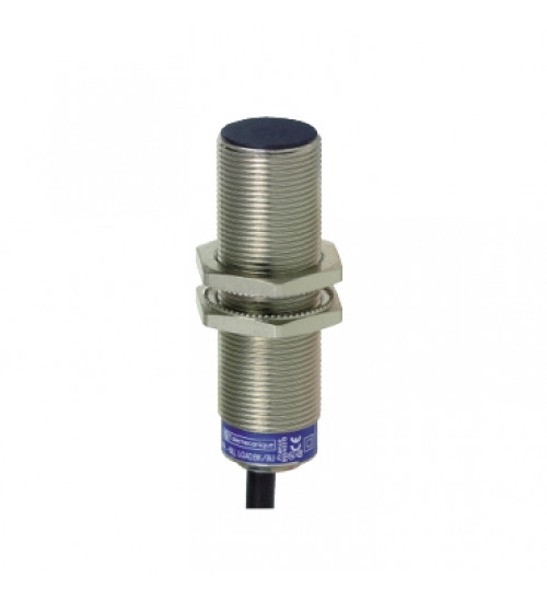 XS618B1MBL2 - Inductive proximity sensors XS, inductive sensor XS6 M18, L62mm, brass, Sn8mm, 24...240VAC/DC, cable 2 m - Telemecanique Sensors