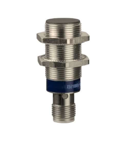 XS618B1NAM12 - Inductive proximity sensors XS, inductive sensor XS6 M18, L74mm, brass, Sn8mm, 12...48 VDC, M12 - Telemecanique
