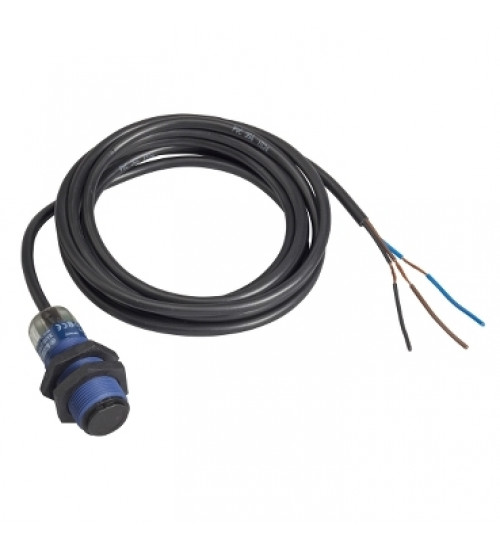 XUB2AKSNL2T - Photoelectric sensors XU, XUB, emitter, 12...24 VDC, cable 2 m - Telemecanique