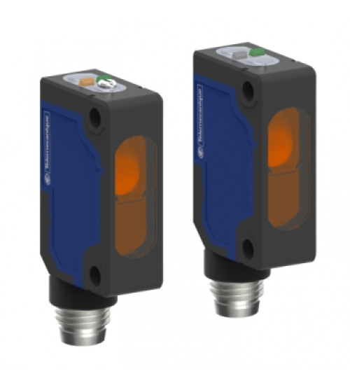 XUM2APXBM8 - Photoelectric sensors XU, miniature, thru beam, Smax=30 m, system, PNP, connector M8 - Telemecanique