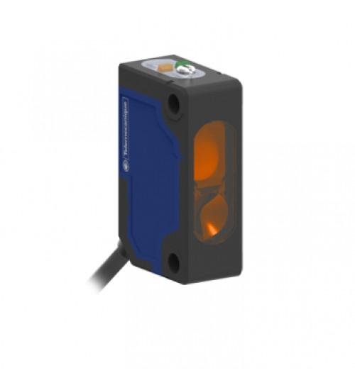 XUM5APXBL2 - Photoelectric sensors XU, miniature, diffuse long, Smax=1.9 m, PNP, cable 2 m - Telemecanique