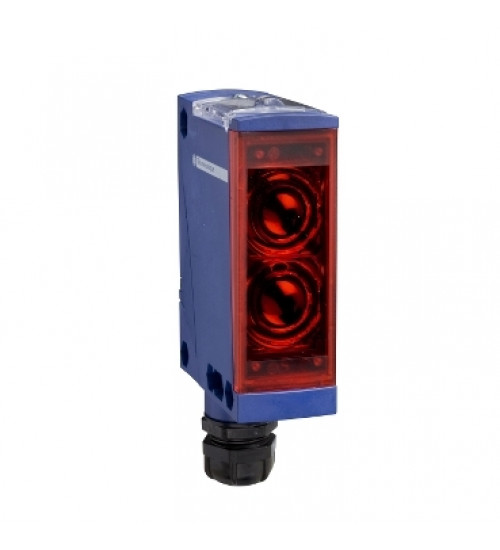 XUY350BC2H1M12 - Photoelectric XU Roller Sensor 350mm 2 lens Space 108mm, IP50, Cable 1 m, M12 - Telemecanique Sensors