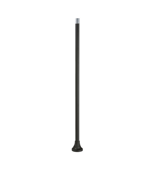 Schneider Electric XVBZ04 - Fixing base for modular tower lights, plastic, Ã70, 780mm black aluminium support tube + black fixing plate