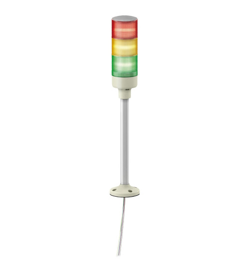 Schneider Electric XVGB3SH - Tower Light - RAG - 24V - LED - W.Buzzer - Tube mounting with fixing plate