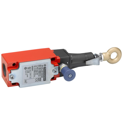 XY2CJS17 - Latching emergency stop rope pull switch, Telemecanique rope pull switches XY2C, e XY2CJ, straight, 2NC Pg13.5 - Telemecanique Sensors