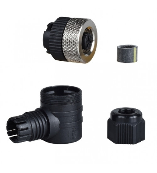 Telemecanique XZCC20FCM30B - Female, 1/2 20UNF, 3 pin, elbowed connector, cable gland Pg 7