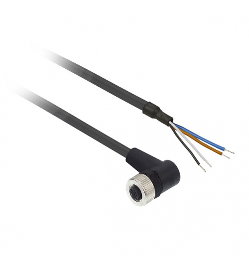 XZCP1241L20 - Pre wired connectors XZ, elbowed female, M12, 4 pins, cable PUR 20 m - Telemecanique Sensors XZCP1241L20 - Pre wired connectors XZ, elbowed female, M12, 4 pins, cable PUR 20 m - Telemecanique Sensors