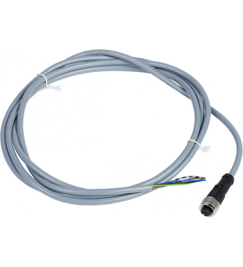 XZCPV1164L2 - Pre wired connectors XZ, straight female, M12, 5 pins, cable PVC 2 m - Telemecanique Sensors