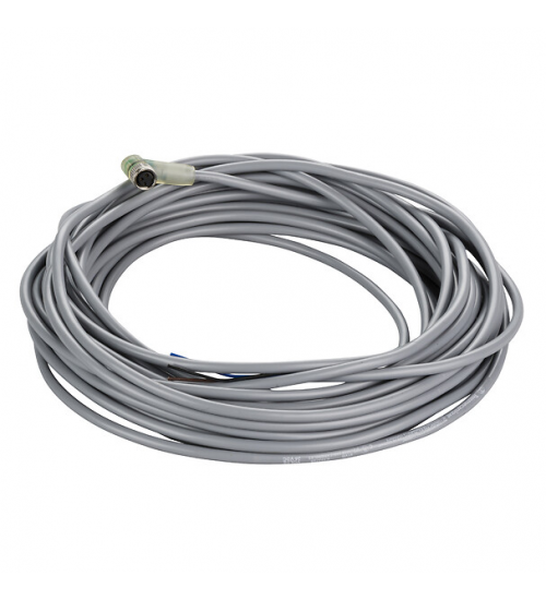 XZCRV1512040A2 - Jumper cable XZ, male straight M12 3 pin, female elbowed M12 3 pin, PVC 2 m - Telemecanique Sensors XZCRV1512040A2 - Jumper cable XZ, male straight M12 3 pin, female elbowed M12 3 pin, PVC 2 m - Telemecanique Sensors