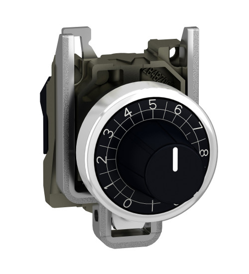 Schneider Electric ZB4BD912 - head Ã22 + mounting base for potentiometer
