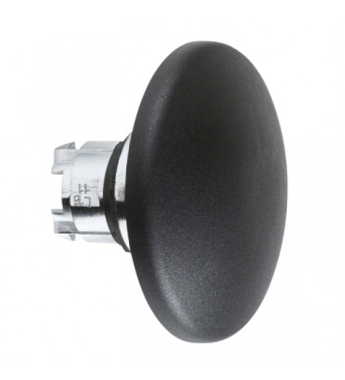 Schneider Electric ZB4BR216 - black Ã60 mushroom pushbutton head Ã22 spring return