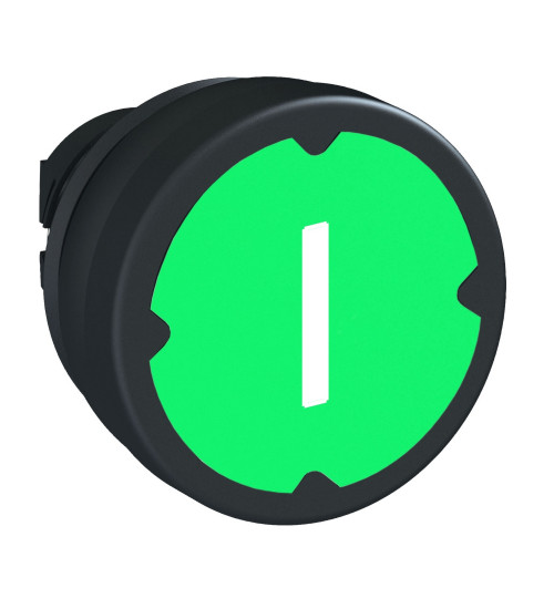 Schneider Electric ZB5AC38023 - Head for push button, Harmony XB5, XB4, pushbutton harsh environment, green, with marking