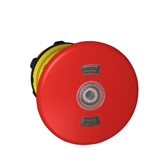 Schneider Electric ZB5AT8643M - red Ã40 illum Emergency stop pushbutton head Ã22 trigger and latching