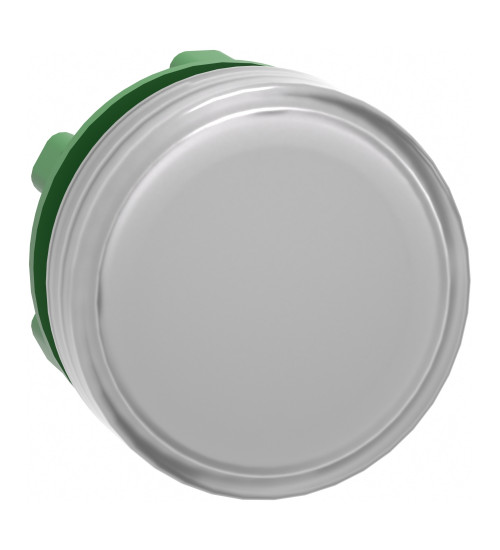 Schneider Electric ZB5AV013 - Head for pilot light, Harmony XB5, plastic, white, 22mm, universal LED, plain lens