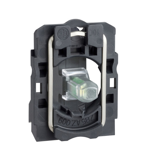 Schneider Electric ZB5AVBG4 - red light block with body/fixing collar integral LED 24...120V