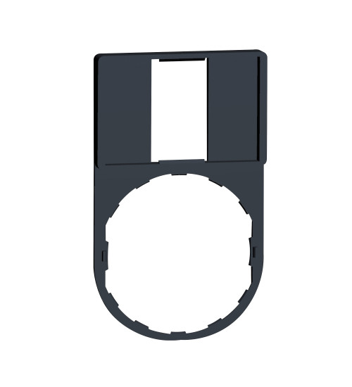 Schneider Electric ZBZ33 - legend holder 30 x 50 mm with legend 18 x 27 mm unmarked