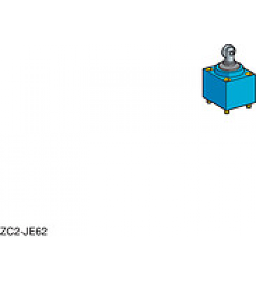 ZC2JE82 - Limit switch head, Limit switches XC Standard, ZC2J, steel roller plunger - Telemecanique Sensors