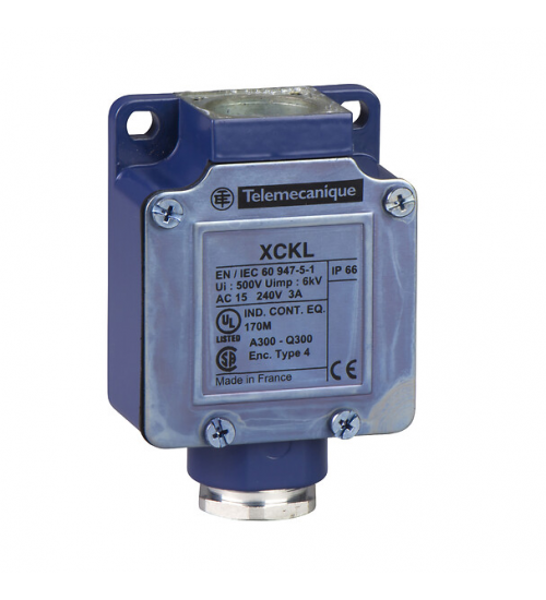 ZCKLD31 - Limit switch body, Limit switches XC Standard, ZCKL, 1NC+2 NO, snap action, Cable gland include - Telemecanique Sensors ZCKLD31 - Limit switch body, Limit switches XC Standard, ZCKL, 1NC+2 NO, snap action, Cable gland include - Telemecanique Sensors