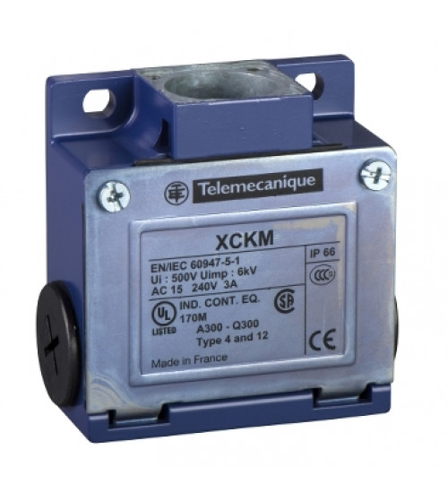 ZCKM1H29 - Limit switch body, Limit switches XC Standard, ZCKM, 1NC+1 NO, snap action, M20 - Telemecanique