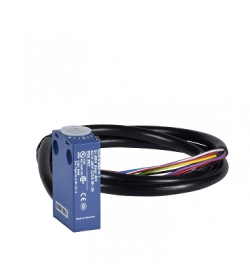 ZCMD41L1 - Limit switch body, Limit switches XC Standard, ZCMD, 2NC+2 NO, silver, snap action, connection, 1 m - Telemecanique