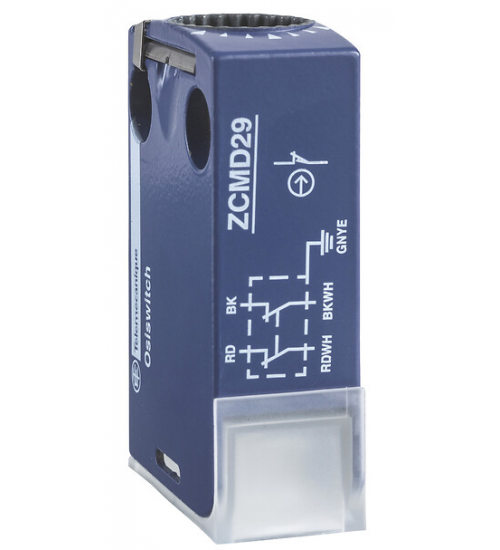 ZCMD61C12 - Limit switch body, Limit switches XC Standard, ZCMD, 1NC+1 NO, gold, snap action, connection, M12 - Telemecanique Sensors ZCMD61C12 - Limit switch body, Limit switches XC Standard, ZCMD, 1NC+1 NO, gold, snap action, connection, M12 - Telemecanique Sensors