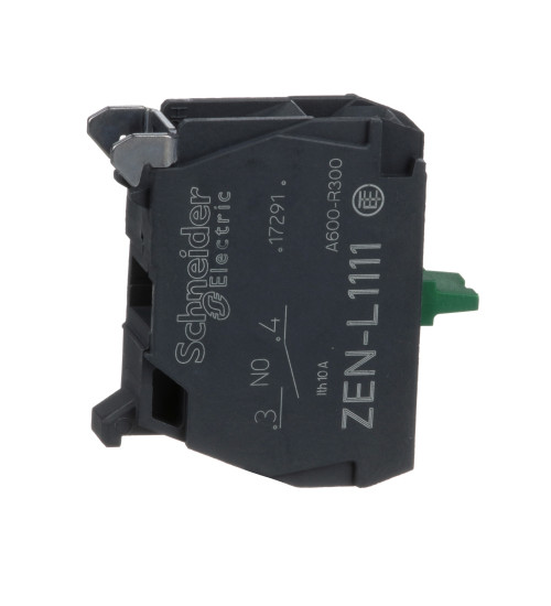 Schneider Electric ZENL1111 - single contact block for head Ã22 1NO screw clamp terminal