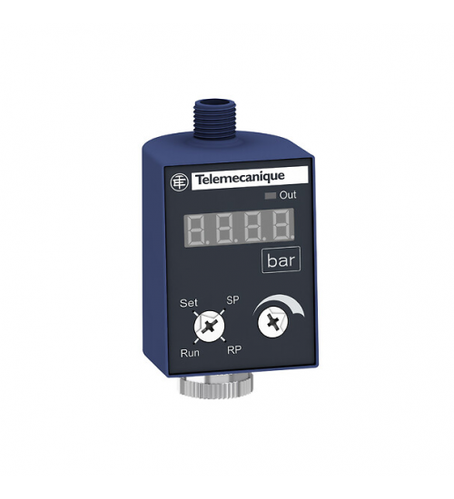 ZMLPA1P2SH - Electronic pressure sensors, Pressure sensors XM, Display & switch ZMLP, 24 VDC, 4..20 mA, PNP, hysteresis, M12 - Telemecanique Sensors ZMLPA1P2SH - Electronic pressure sensors, Pressure sensors XM, Display & switch ZMLP, 24 VDC, 4..20 mA, PNP, hysteresis, M12 - Telemecanique Sensors