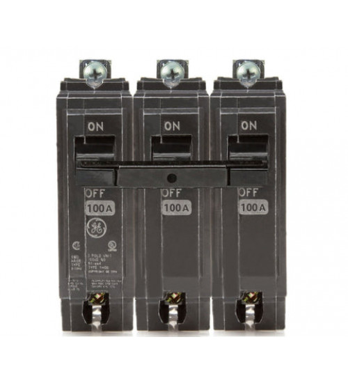 THQB32100 - GE - Bolt - On - 100 Amp - 3 Pole - 240 Volt