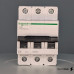 Schneider Electric A9N3P02CGN - Miniature circuit breaker (MCB), Acti9 xC60, 3P, 2A, C curve, 10000A (IS/IEC60898-1)