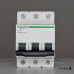 Schneider Electric A9N3P63CGN - Miniature circuit breaker (MCB), Acti9 xC60, 3P, 63A, C curve, 10000A (IS/IEC60898-1)